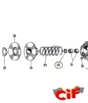 Simmerring Variomatik Außenseite 13x19x3mm Wellendichtring Ciao, Bravo,