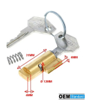 Lenkschloß 31x12x4mm Lenkerschloß...