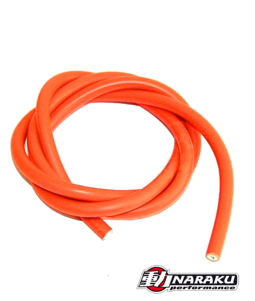 Zündkabel Zündkerzenkabel orange 7mm  / 100cm -Naraku Racing-