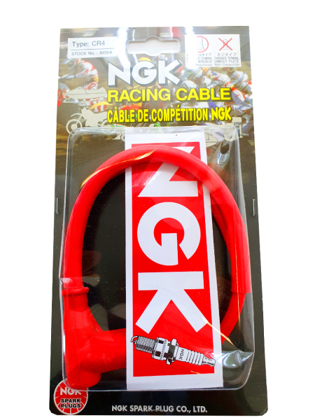 Zündkabel NGK Racing rot Silikon LZ05FM Zündkerzenstecker Kerzenstecker