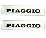 2x Piaggio Schriftzug 3D Tanksticker 115x28mm...