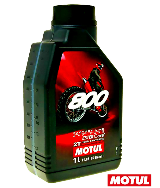 2-Takt Motoröl / Mischöl 800 Off Road Racing Ester 1 Ltr. -Motul-