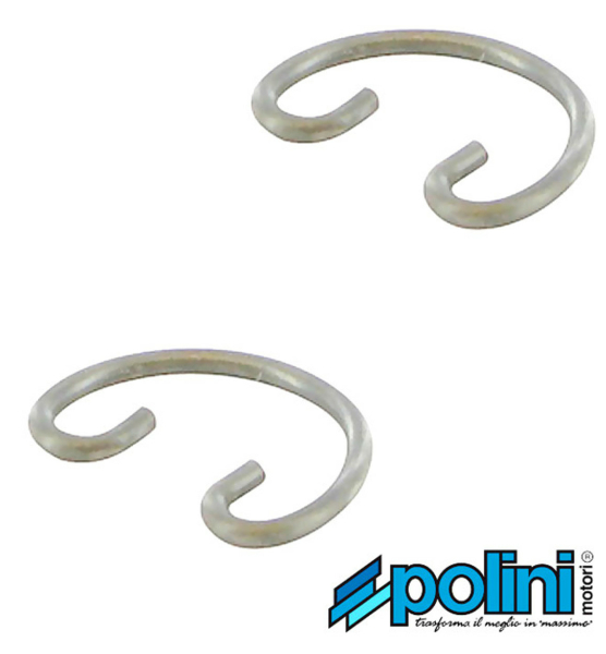 2 x Kolben Kolbenclip Sicherung Sicherungsring 12mm Ciao, Bravo -Polini-