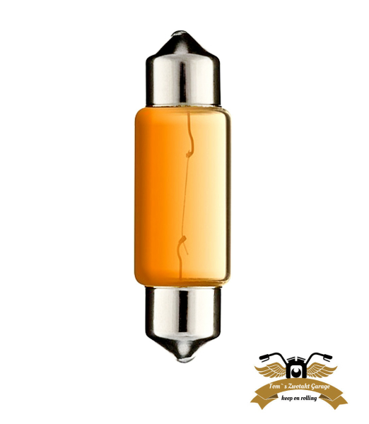 Soffitte orange 15x44mm 6V 18W Birne Lampe Glühbirne