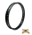 Mofa Moped Felge 1,50 x 16 Zoll  schwarz eloxiert 36 Loch mit Steg 6,5 mm