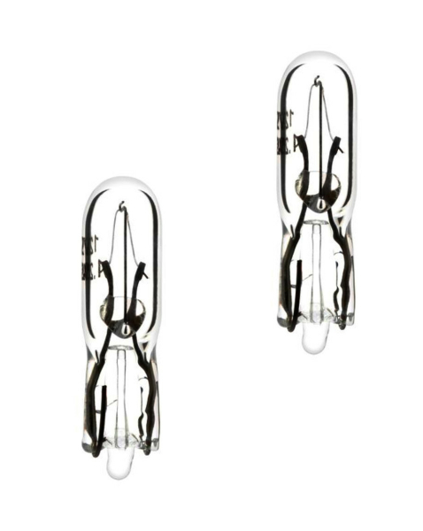 2 x Birne Glassockel Lampe T05 12V 2,0W glasklar KFZ Mofa Moped Motorrad Armaturen