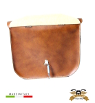 Ciao Satteltasche Doppeltasche braun Kunstleder 30x37x11 cm mit Halter Bravo Vespa SI Boss