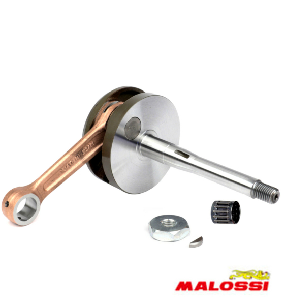 Kurbelwelle Racing 10mm Vollwangenwelle Piaggio Ciao, Bravo, SI -Malossi-