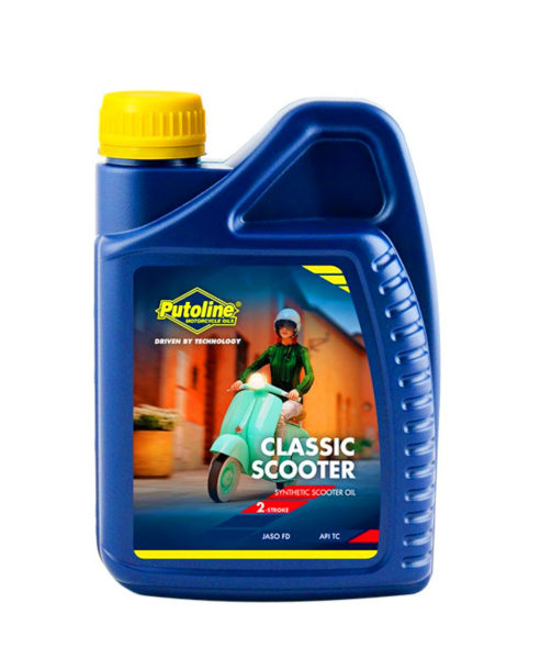 2-Takt Motoröl / Mischöl Putoline Classic Scooter synthetisch 1 Ltr.